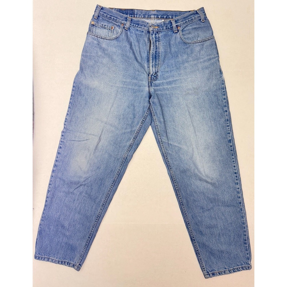 Levi's 560 Jeans W36 L30 Vintage Y2K Canada Made Loose Fit Rare Blank Red Tab